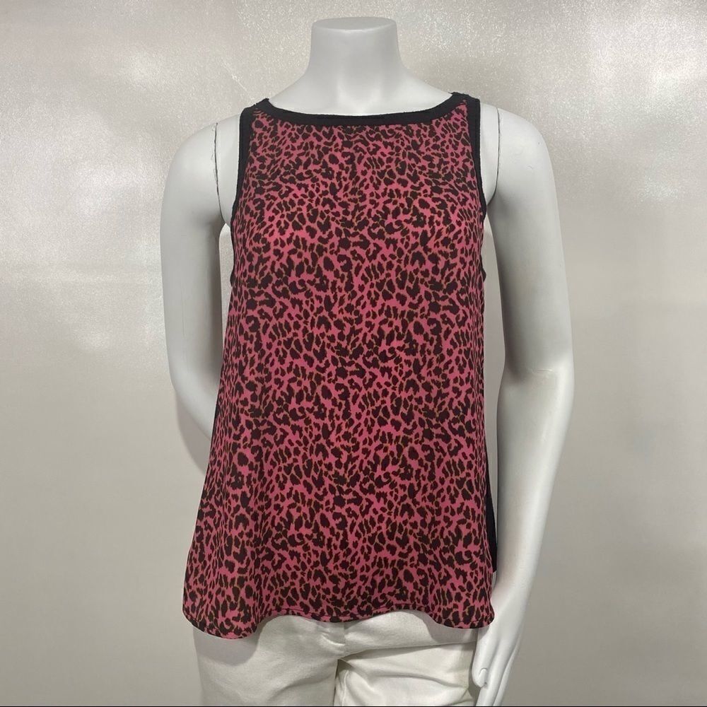 3FOR$20 Holding Horse Pink Cheetah Print Top s:XS